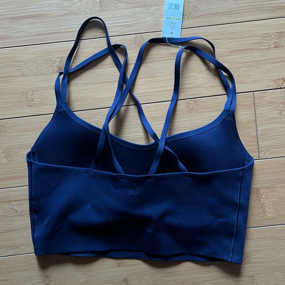 Aerie Blue Strappy Bralette - Picture 3 of 4
